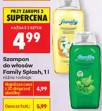Biedronka Szampon do włosów Family Splash oferta