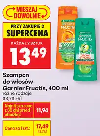 Biedronka Szampon do włosów Garnier Fructis oferta