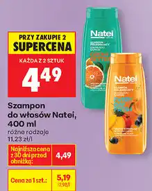 Biedronka Szampon do włosów Natei oferta