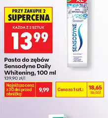 Biedronka Pasta do zębów Sensodyne Daily Whitening oferta