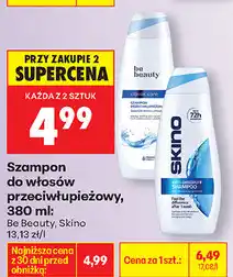 Biedronka Szampon do włosów przeciwłupieżowy Be Beauty, Skino oferta
