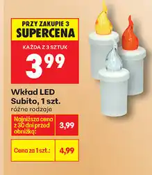 Biedronka Wkład LED Subito, 1 szt oferta