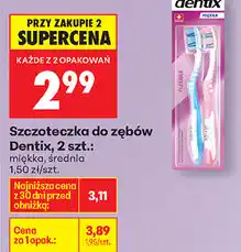 Biedronka Szczoteczka do zębów Dentix, 2 szt oferta