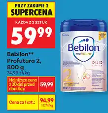 Biedronka Bebilon Profutura 2 oferta
