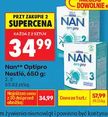 Biedronka Nan Optipro Nestlé, 650 g: 2, 3 oferta