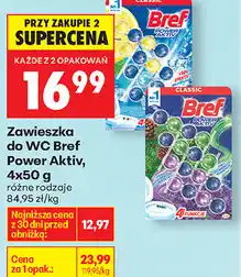 Biedronka Zawieszka do WC Bref Power Aktiv, 4x50 g różne rodzaje oferta