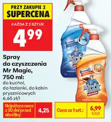 Biedronka Spray do czyszczenia Mr Magic oferta