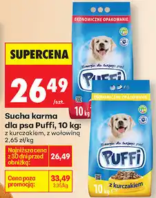 Biedronka Sucha karma dla psa Puffi oferta