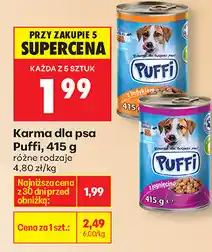 Biedronka Karma dla psa Puffi oferta