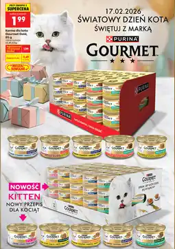 Biedronka Karma dla kota Gourmet Gold oferta