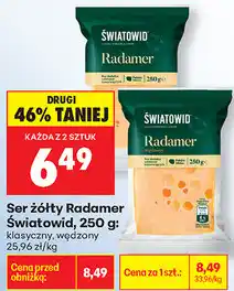 Biedronka Ser żółty Radamer Światowid oferta