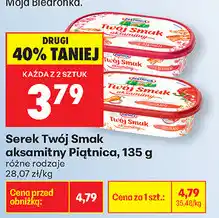 Biedronka Serek Twój Smak aksamitny Piątnica oferta