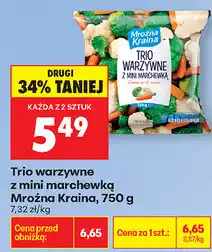 Biedronka Trio warzywne z mini marchewką Mroźna Kraina oferta