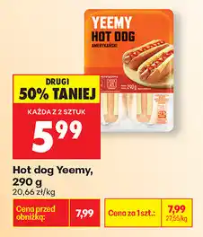 Biedronka Hot dog Yeemy oferta