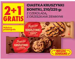 Biedronka Ciastka Kruszynki Bonitki, 210/225 g: z czekoladą, z orzeszkami ziemnymi oferta