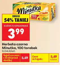 Biedronka Herbata czarna Minutka oferta