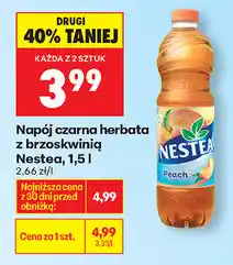 Biedronka Napój czarna herbata z brzoskwinią Nestea oferta
