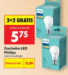 Biedronka Żarówka LED Philips różne rodzaje oferta