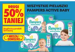 Biedronka Wszystkie pieluszki Pampers Active Baby oferta