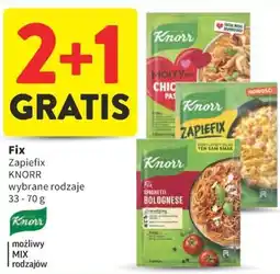 Intermarche Fix Zapiefix KNORR wybrane rodzaje oferta