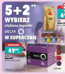 Biedronka Kapsułki do kawy Delta Q oferta