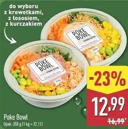 ALDI Poke Bowl (z krewetkami, z łososiem, z kurczakiem) oferta