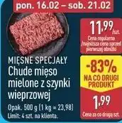ALDI Chude mięso mielone z szynki wieprzowej Mięsne Specjały oferta