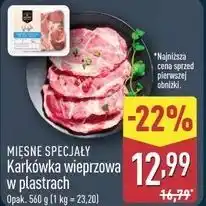 ALDI Mięsne Specjały Karkówka wieprzowa w plastrach oferta