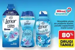 Carrefour Płyny do płukania, perełki zapachowe Lenor oferta