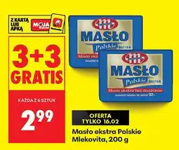 Biedronka Masło ekstra polskie 3+3 GRATIS oferta