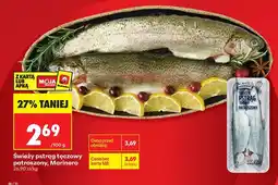 Biedronka Świeży pstrąg tęczowy patroszony oferta