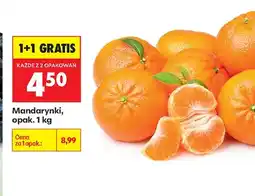 Biedronka Mandarynki opak. 1 kg 1+1 GRATIS oferta