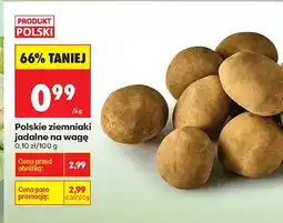 Biedronka Ziemniaki jadalne na wagę oferta