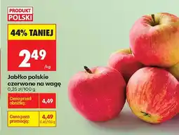 Biedronka Jabłko polskie czerwone na wagę oferta