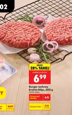 Biedronka Burger wołowy oferta