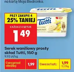 Biedronka Serek puszysty klasyczny oferta