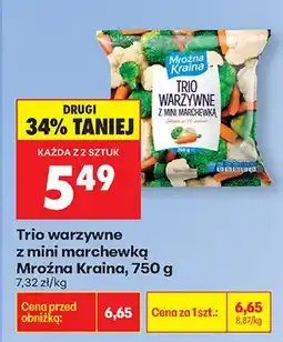 Biedronka Trio warzywne z mini marchewką oferta