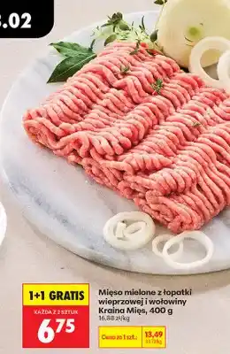 Mięso mielone z łopatki wieprzowej i wołowiny 1+1 GRATIS