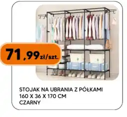 Hipper.pl Stojak na ubrania z półkami oferta