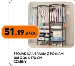 Hipper.pl Stojak na ubrania z półkami oferta