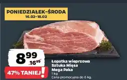 Netto Łopatka wieprzowa bez kości Sztuka Mięsa Netto oferta