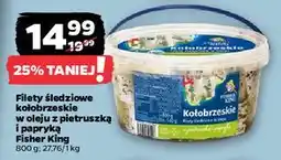 Netto Filety śledziowe kołobrzeskie w oleju z pietruszką i papryką Fisher King oferta