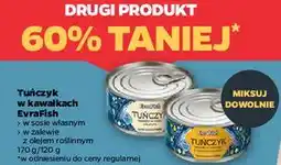 Netto Tuńczyk kawałki w sosie własnym Evrafish oferta