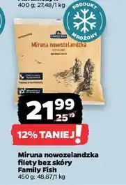 Netto Miruna nowozelandzka filety bez skóry Family Fish oferta