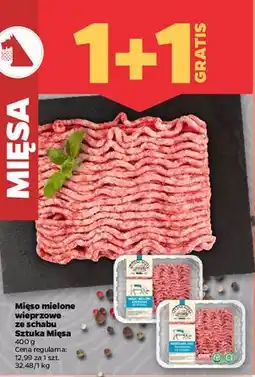 Netto Mięso mielone wieprzowe ze schabu Sztuka Mięsa oferta