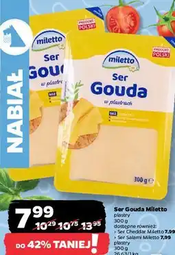 Netto Ser Gouda Miletto plastry oferta