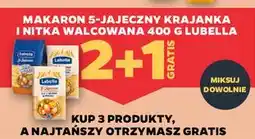 Netto Makaron 5-jajeczny krajanka i nitka walcowana 400 g Lubella oferta
