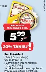 Netto Ser brie naturalny President oferta