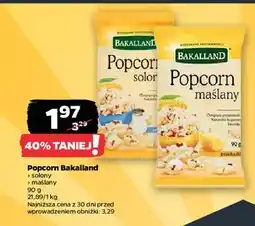Netto Popcorn maślany Bakalland oferta