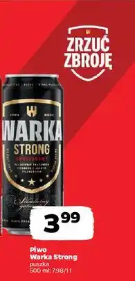 Netto Piwo Warka Strong oferta